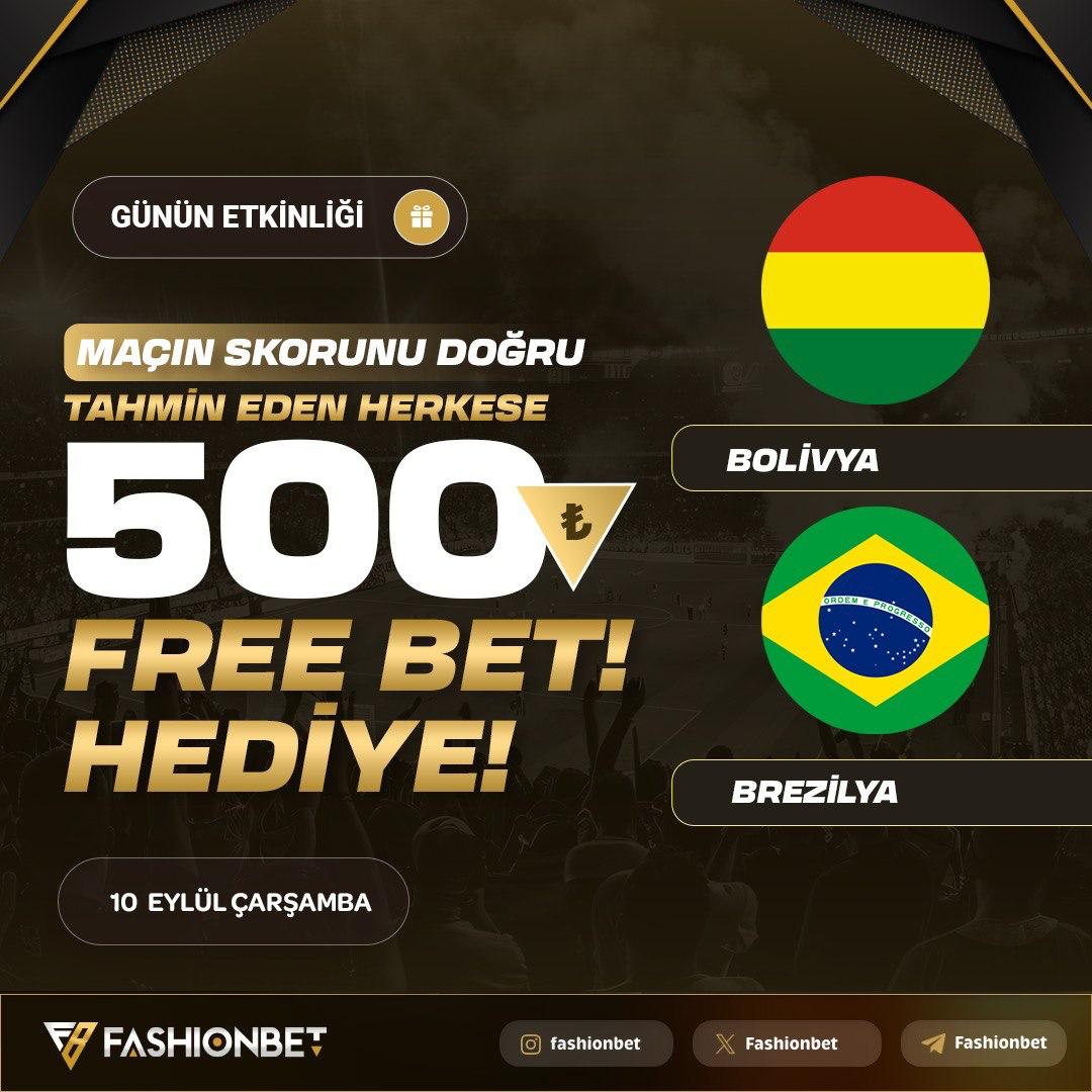 fashionbet_'s tweet photo. 💥 Maç seninle, oran bizimle!
📣 Fashionbet’te yüksek oranlı maçlar, süper bonuslar
💸 Takipte kal, kazanmayı kaçırma!
Güncel Giriş 👉📷 https://t.co/eeHoNonPZH https://t.co/r2JhjMIyeO