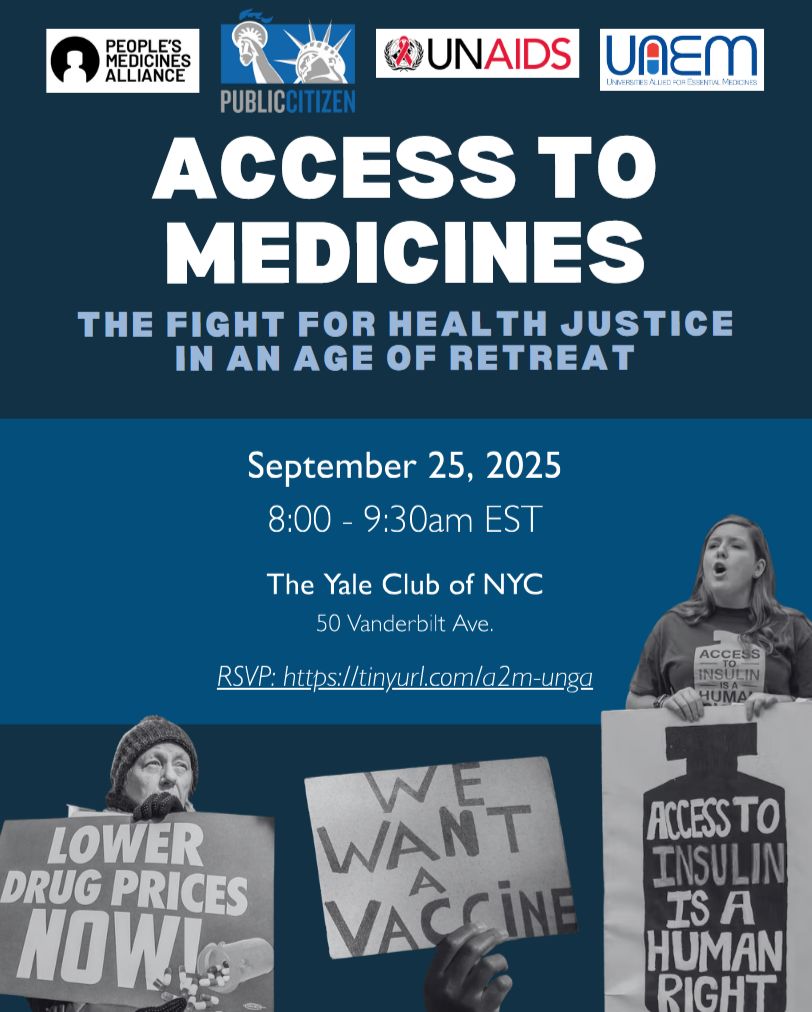 Hard-won gains in access to essential medicines, vaccines, and diagnostics are under siege from political retreat, corporate profiteering, and deadly funding cuts.
 
This event will chart how the world can keep advancing access to medicines—because retreat is not an option."