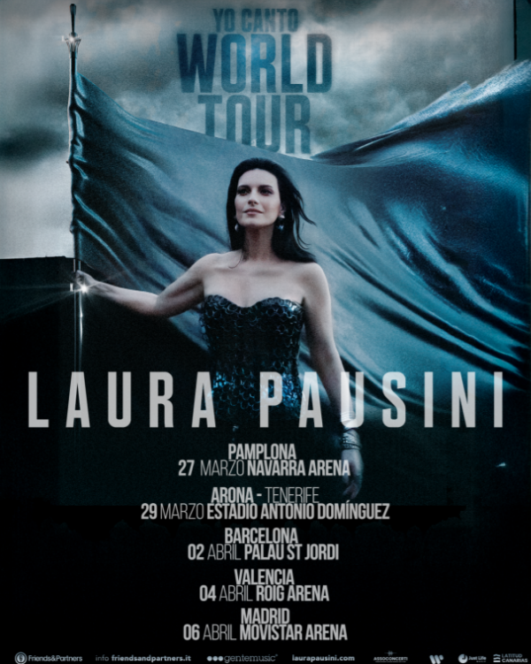 🔥 <a href="/LauraPausini/">Laura Pausini</a>  anuncia su vuelta a los escenarios con YO CANTO WORLD TOUR 2026/2027.

🎟️ Entradas a la venta el 12/09/2025 a las 10:00h. en entradas.com 🔔 Apúntate a nuestro TicketAlarm y te avisamos cuando estén disponibles: entradas.com/artist/laura-p…