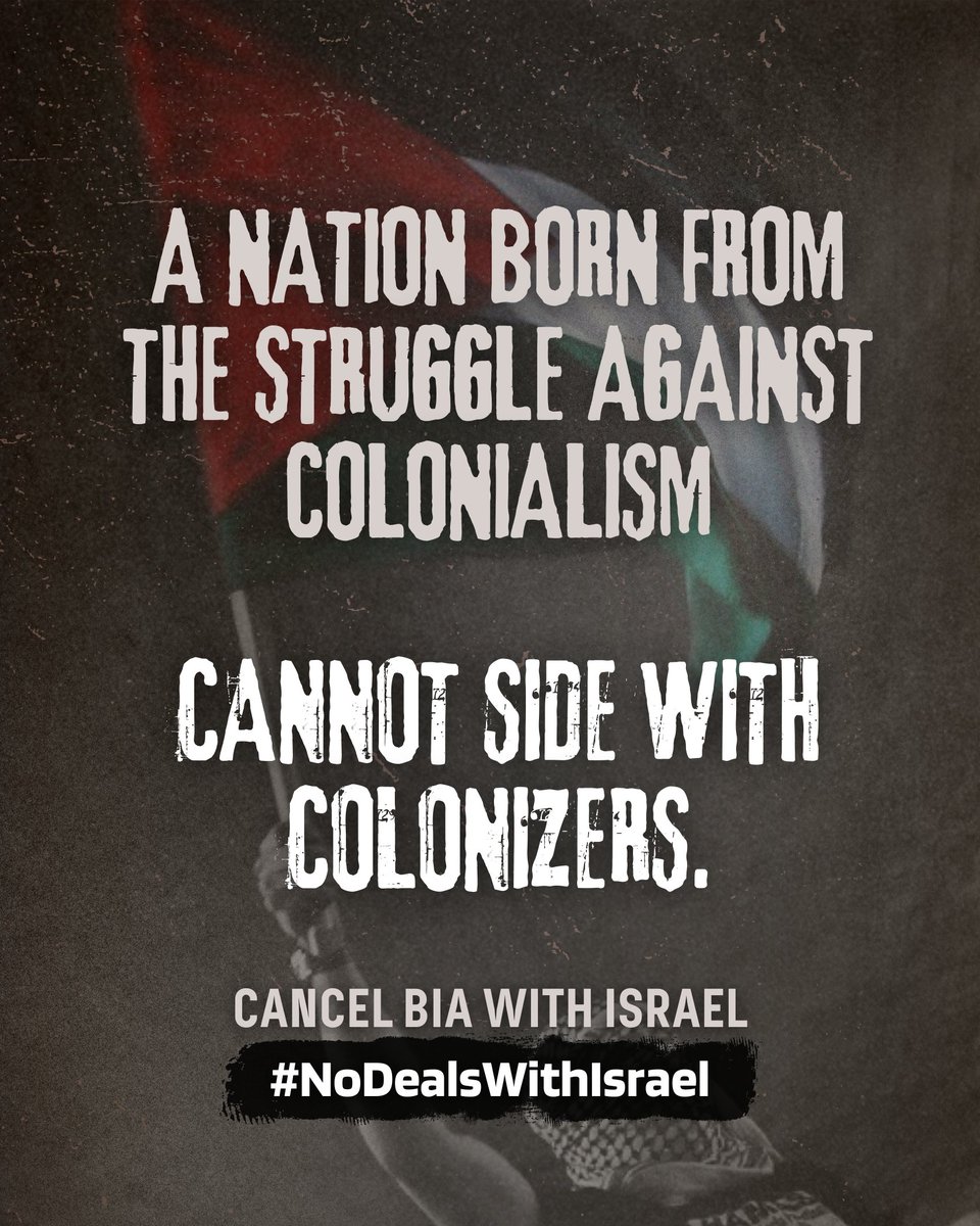 #NoDealsWithIsrael