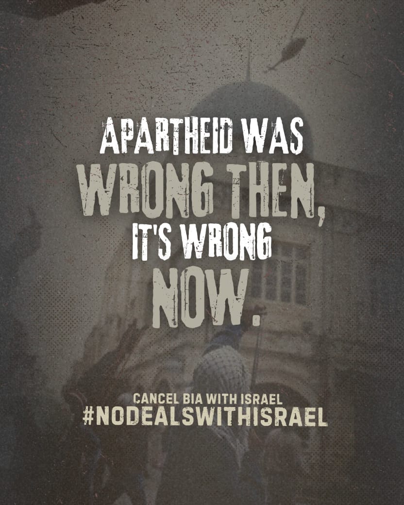 PMujeebuddin's tweet photo. #NoDealsWithIsrael https://t.co/My6FycFPp3