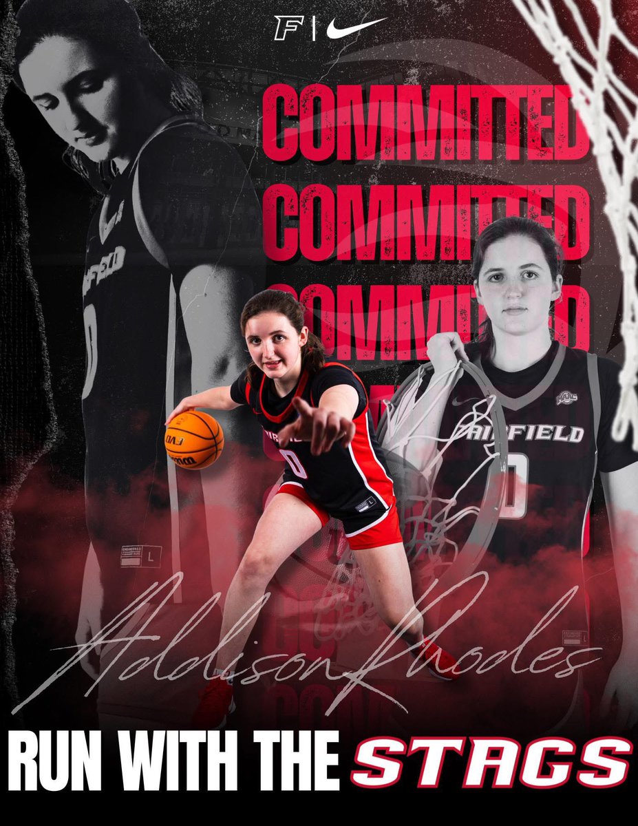 Huge congrats to <a href="/Addisonrhodes26/">Addison Rhodes</a>! We’re so proud of you! Fairfield is getting a special player, leader, and person!