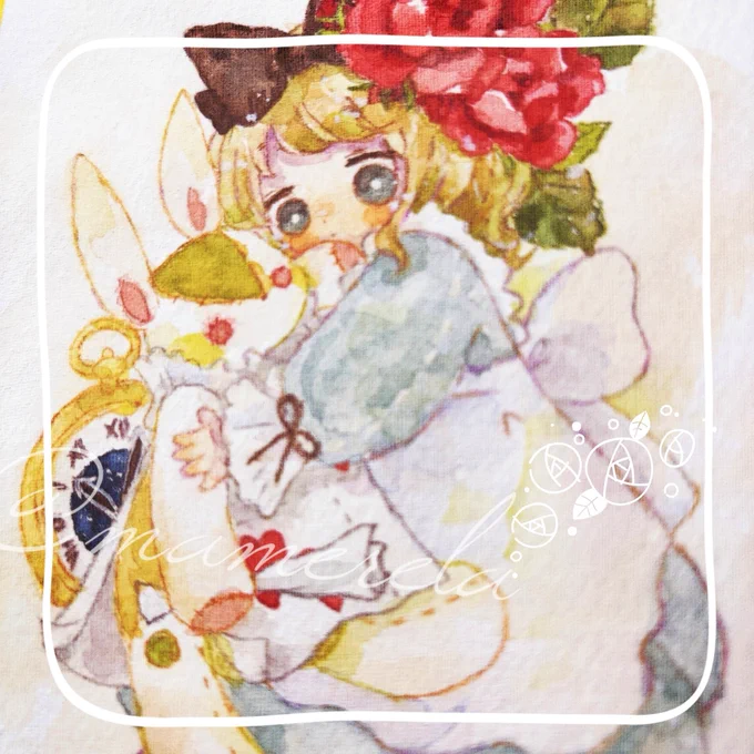 #アナログはいいぞ 透明水彩が大好きです!!!わざと濁らせたり滲ませたり、ムラを作るのがたまらなく好き