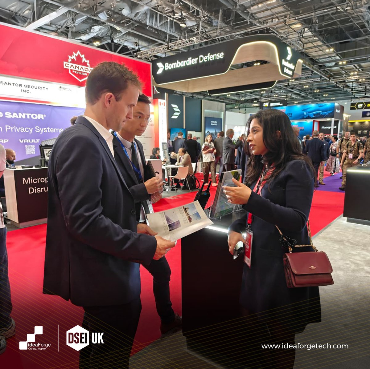 ideaforge_tech's tweet photo. A strong start to #DSEIUK25!
Day 1 and Day 2 were filled with insightful discussions and meaningful engagements around our mission-ready UAV platforms.
From the tactical precision of #ZOLT to the all-terrain strength of #SWITCH V2 and the versatility of #NETRA V4 PRO, our UAVs continue to highlight how aerial systems are shaping the future of defence operations.
We’re ready to carry this momentum into Day 3 - meet us at Booth A-130 & Booth S6-150.
#DSEI2025 #MissionReady #DefenceTechnology #AerialIntelligence
@ankit_ideaForge @Kruthian
