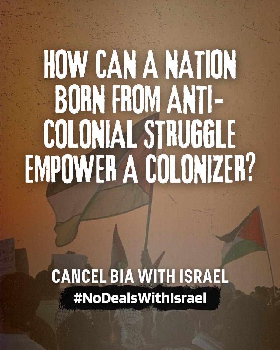 #NoDealsWithIsrael