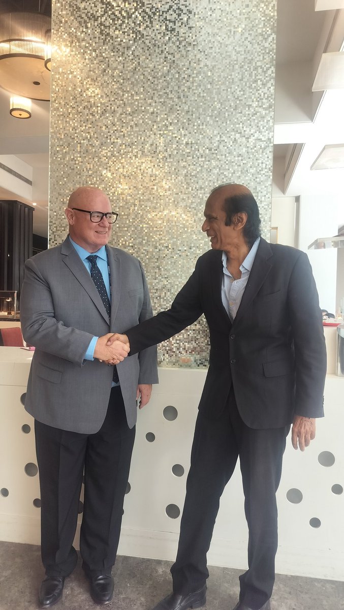 Delighted to meet Dennis Brophy in Bangalore at the #DVCon. We reminisced our 20 years of knowing each other and industry changes and both agreed that we are working in interesting times thru the advent of Desktop Computers, Internet and AI.  AI for tools, Agents and Agentic AI.