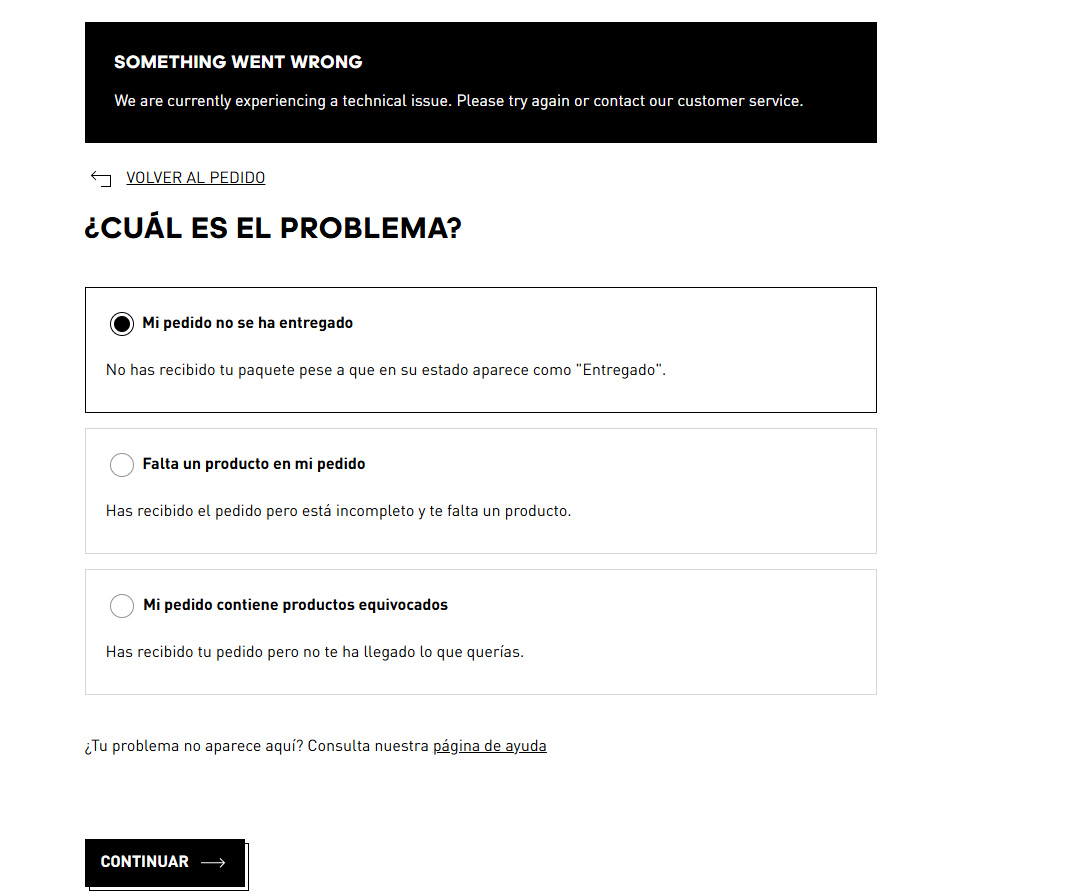 lisancas's tweet photo. @adidas_ES 
No tiene mucho apuro por arreglar su página de soporte.
Al menos yo llevo una semana esperando que resuelvan sus tecnical problems https://t.co/ao7A14IbJ1