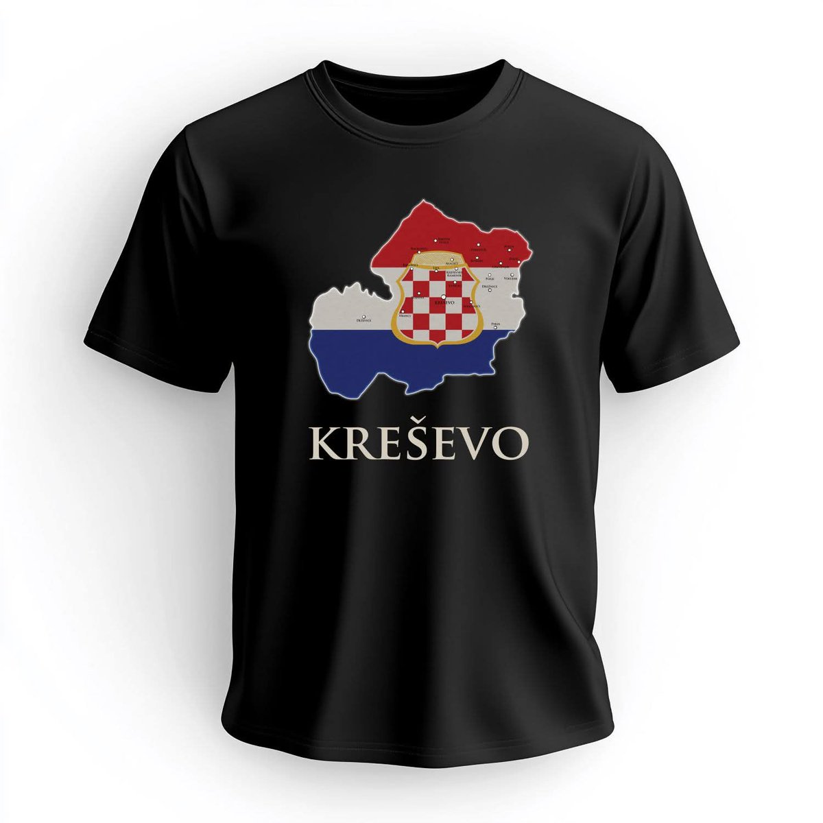 opremaHB's tweet photo. Kreševo zatvara seriju majica 🇭🇷 Dosad 23 mjesta, a od 1.10. mijenjaju se cijene. Ostali dizajni i dalje dostupni. #vivaHercegBosna https://t.co/W7vdr87WYu