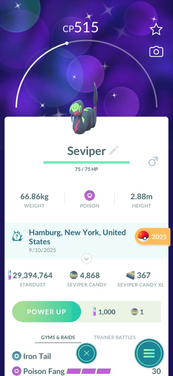 I wish the game showed the street I caught this on. It was Main Street but it might have been Buffalo Street. I will never know.