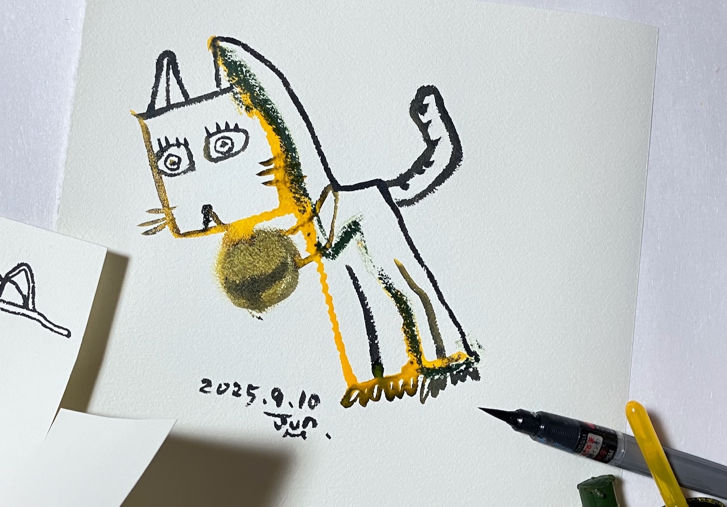 早川俊二、青い服の少女、希少な額装用画集より、新品高級額装付、状態良好 Yahoo!オークション - 早川俊二 【腕を組む女性（I）】 希少な
