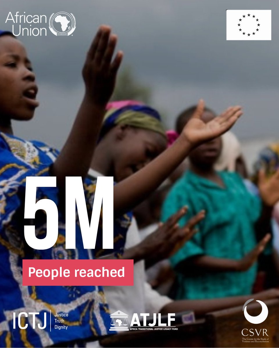 theICTJ's tweet photo. 🔑 Transitional justice is built step by step. From expert deployments to civil society engagement, discover ITJA's impact across Africa. Learn more https://t.co/2pq3eLX0zB
#JusticeInAfrica #AUTJP #ITJA https://t.co/M4LvNhP3KP