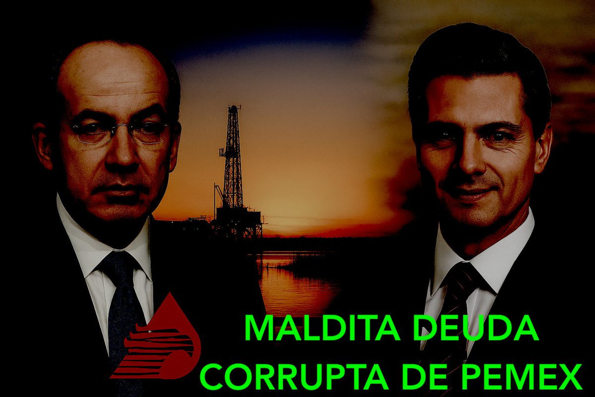 Luis Guillermo Hernández (@luisghernan) on Twitter photo Los miserables <a href="/FelipeCalderon/">Felipe Calderón 🇲🇽🇺🇦</a> y <a href="/EPN/">Enrique Peña Nieto</a>
endeudaron <a href="/Pemex/">Petróleos Mexicanos</a> como nunca en la Historia
al mismo tiempo que DESMANTELARON
la más grandiosa empresa pública mexicana
Como dijo hoy la Presidenta <a href="/Claudiashein/">Claudia Sheinbaum Pardo</a> fue
LA MALDITA DEUDA CORRUPTA DE PEMEX
Que nadie lo olvide Los miserables <a href="/FelipeCalderon/">Felipe Calderón 🇲🇽🇺🇦</a> y <a href="/EPN/">Enrique Peña Nieto</a>
endeudaron <a href="/Pemex/">Petróleos Mexicanos</a> como nunca en la Historia
al mismo tiempo que DESMANTELARON
la más grandiosa empresa pública mexicana
Como dijo hoy la Presidenta <a href="/Claudiashein/">Claudia Sheinbaum Pardo</a> fue
LA MALDITA DEUDA CORRUPTA DE PEMEX
Que nadie lo olvide