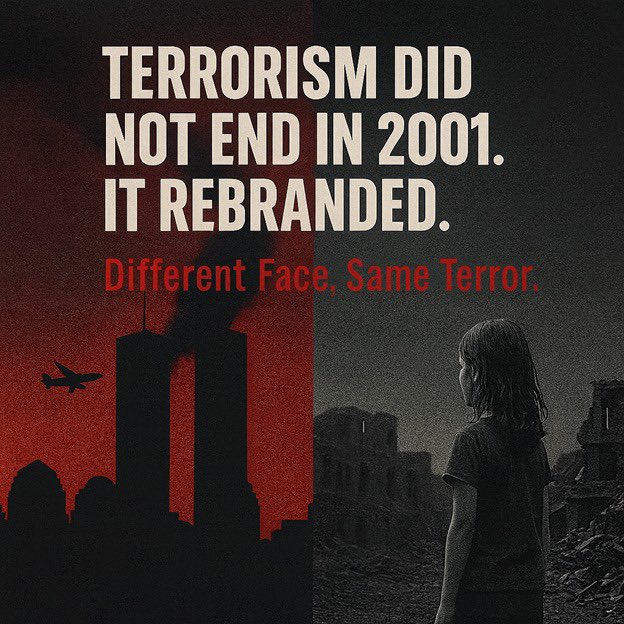 bevo6000's tweet photo. On the eve of #September11, we honor the victims of terror.
But terror did not end in 2000.
It rebranded.
It poses as a government.
A terrorist-led authority with Jolani as its face.
And in Swaida, families are paying the price.
#NeverForget #StopJolani #SaveSwaida @UN @StateDept @hrw @amnesty @BBCWorld