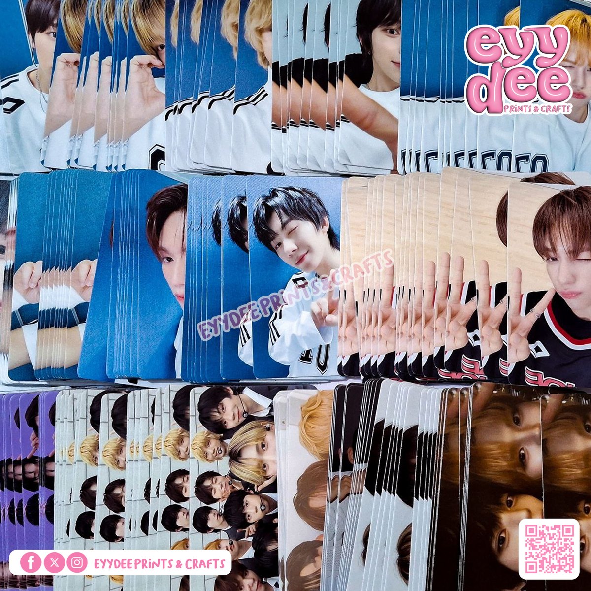 [LATE POST] 

Set of AHOF photocards ordered by <a href="/Aubrey_ELFOHA/">AUBREY #아홉 #슈퍼주니어</a> 💫 

Thank you so much 🫶

˚ ─ Need one for your next event? Feel free to dm us.

Also available:
- Handbanners
- Photostrips
- Bookmarks
- Button pins
- Cup sleeves
- Posters
- Postcards
- Stickers
- Keychains