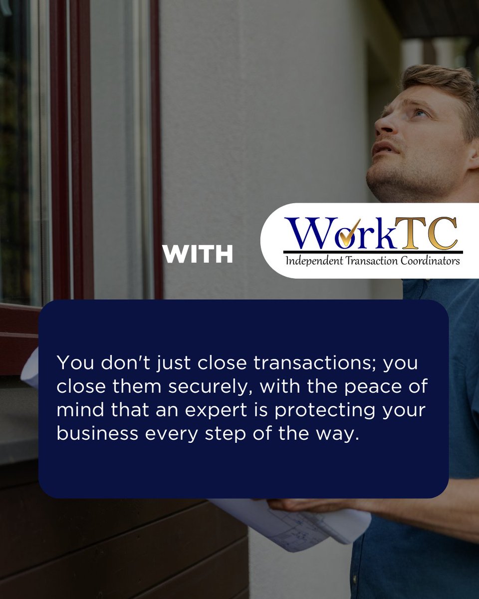 WorkTC_com's tweet image. 🛡️ Is legal risk keeping you up at night? Your WorkTC TC is your shield.

✅ Flawless docs.
⏰ Secure deadlines.
🔎 Legal compliance.

Protect your business and your peace of mind!
📞 Call 305-495-1591.

#LegalRisk #RealEstateLaw #TCProtection #WorkTC #RiskMitigation