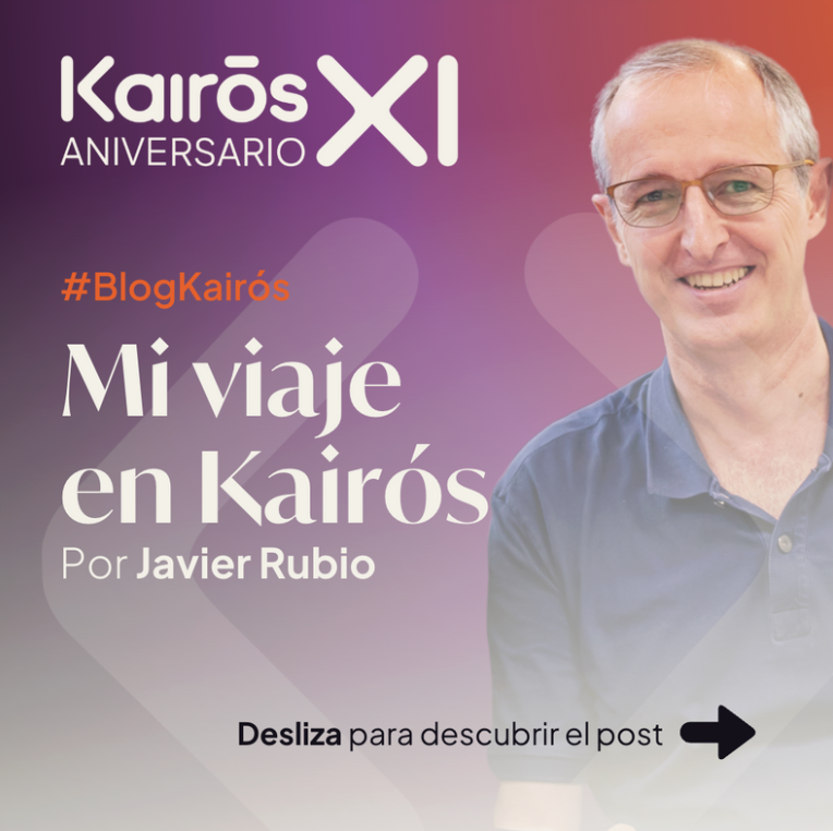 WeAreKairos_'s tweet photo. ✨ Cada año que cumplimos es también una oportunidad para mirar atrás y recordar lo que nos ha traído hasta aquí: las personas.

Hoy compartimos el viaje de Javi, que nos cuenta su experiencia a lo largo de estos años.

🔗 Post completo en el #BlogKairós: https://t.co/bWl8csLaLK https://t.co/nllVSP0VOc