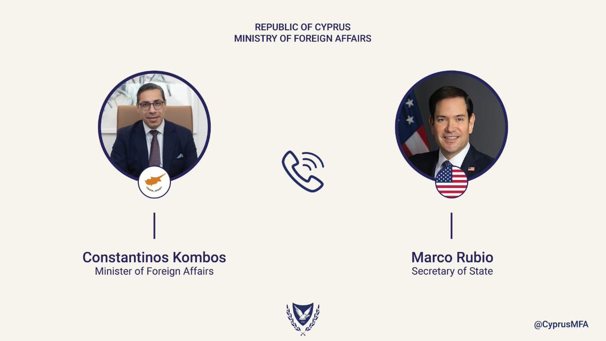 Had a stocktaking telephone conversation with U.S. Secretary of State <a href="/SecRubio/">Secretary Marco Rubio</a> on our bilateral agenda in the framework of our strategic partnership including our cooperation on security and defence.

Also discussed current developments in the region emphasizing our shared views