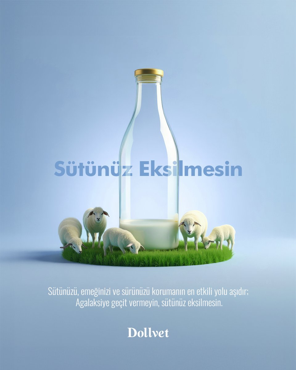 Süt kesen olarak da bilinen agalaksi, ciddi verim kayıplarına yol açan bulaşıcı bir hastalıktır. 
Agalaksi hastalığına karşı en ekonomik ve en etkili korunma yolu, düzenli aşılamadır.

#Agalaksi #Sütkesen #KorumayaDeğer #Dollvet