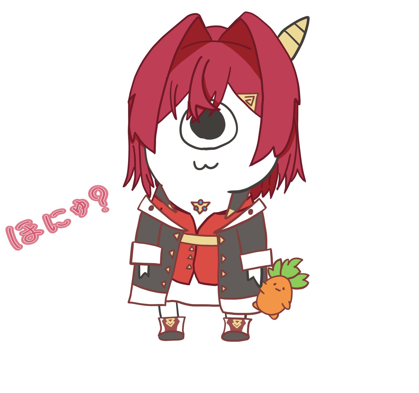 とももん　手描き　イラストリクエスト Yahoo!オークション - 手描きイラスト簡易リクエスト colorful
