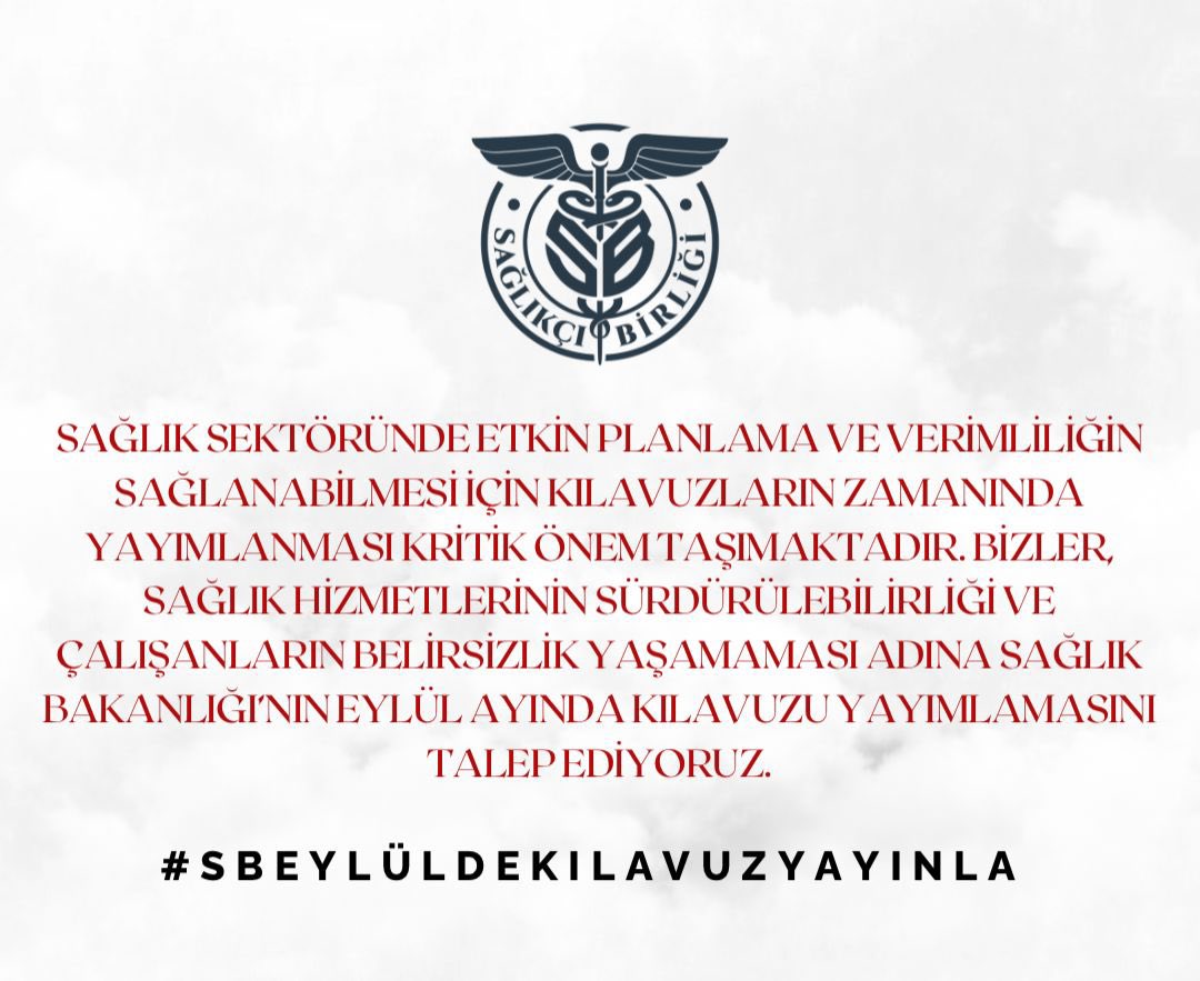Sayın <a href="/drmemisoglu/">Prof. Dr. Kemal Memişoğlu</a> , yıllardır emek veren sağlıkçılar mağduriyet yaşıyor. 
Çözüm sizin elinizde. 
#SbEylüldeKılavuzYayınla