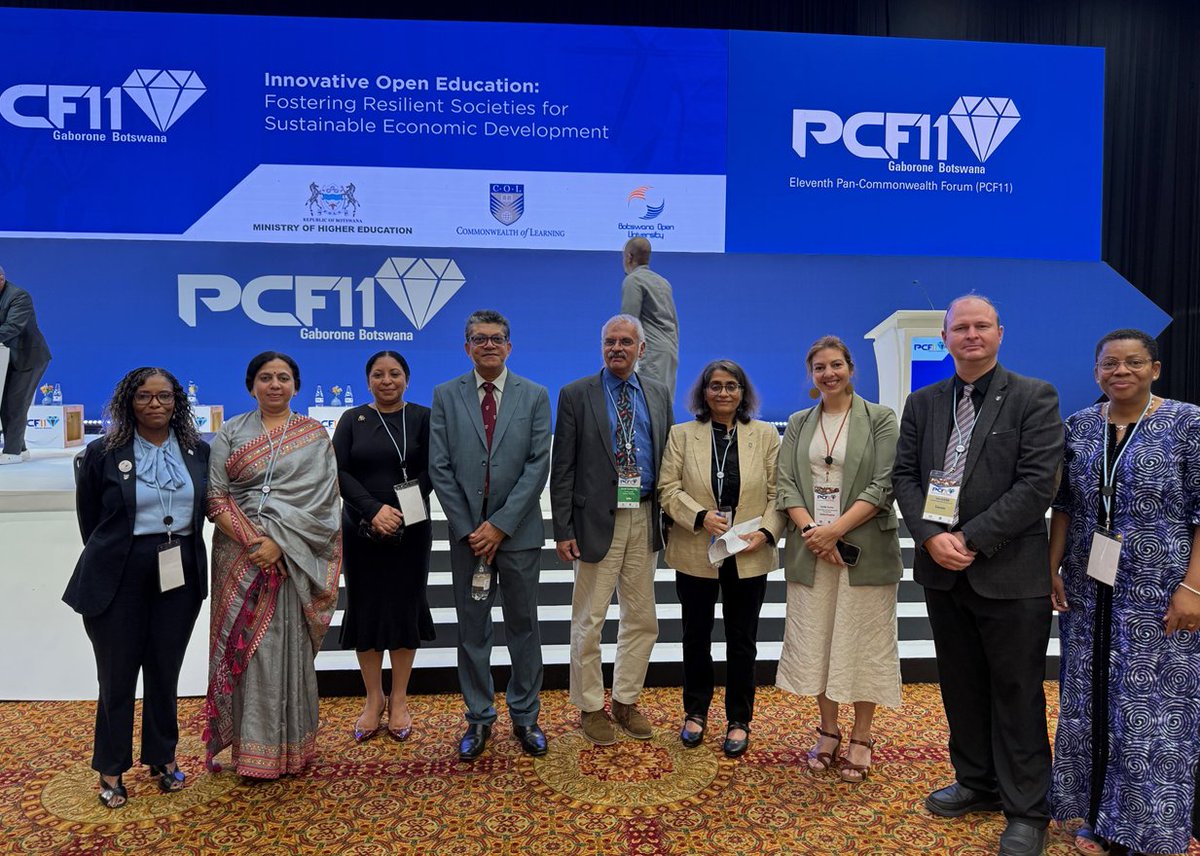 COL4D's tweet image. At #PCF11BW, the Commonwealth of Learning (COL) and the Association of Commonwealth Universities (ACU) launched a landmark joint study: Skills-based labour-market oriented courses: Mapping the landscape, aspirations, and challenges for universities in the Commonwealth.

With 60%…