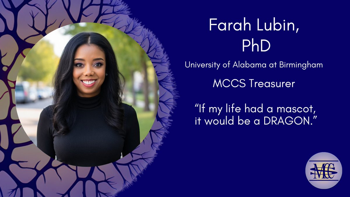 Meet the #MCCS25 officers!

Dr. <a href="/FLUBINLAB/">FLUBIN LAB</a> is a distinguished professor at the University of Alabama at Birmingham. Her lab studies the molecular and genetic basis of learning &amp; memory and related disorders.

Join us on November 13 &amp; 14. Register here: event.fourwaves.com/MCCS25/pages