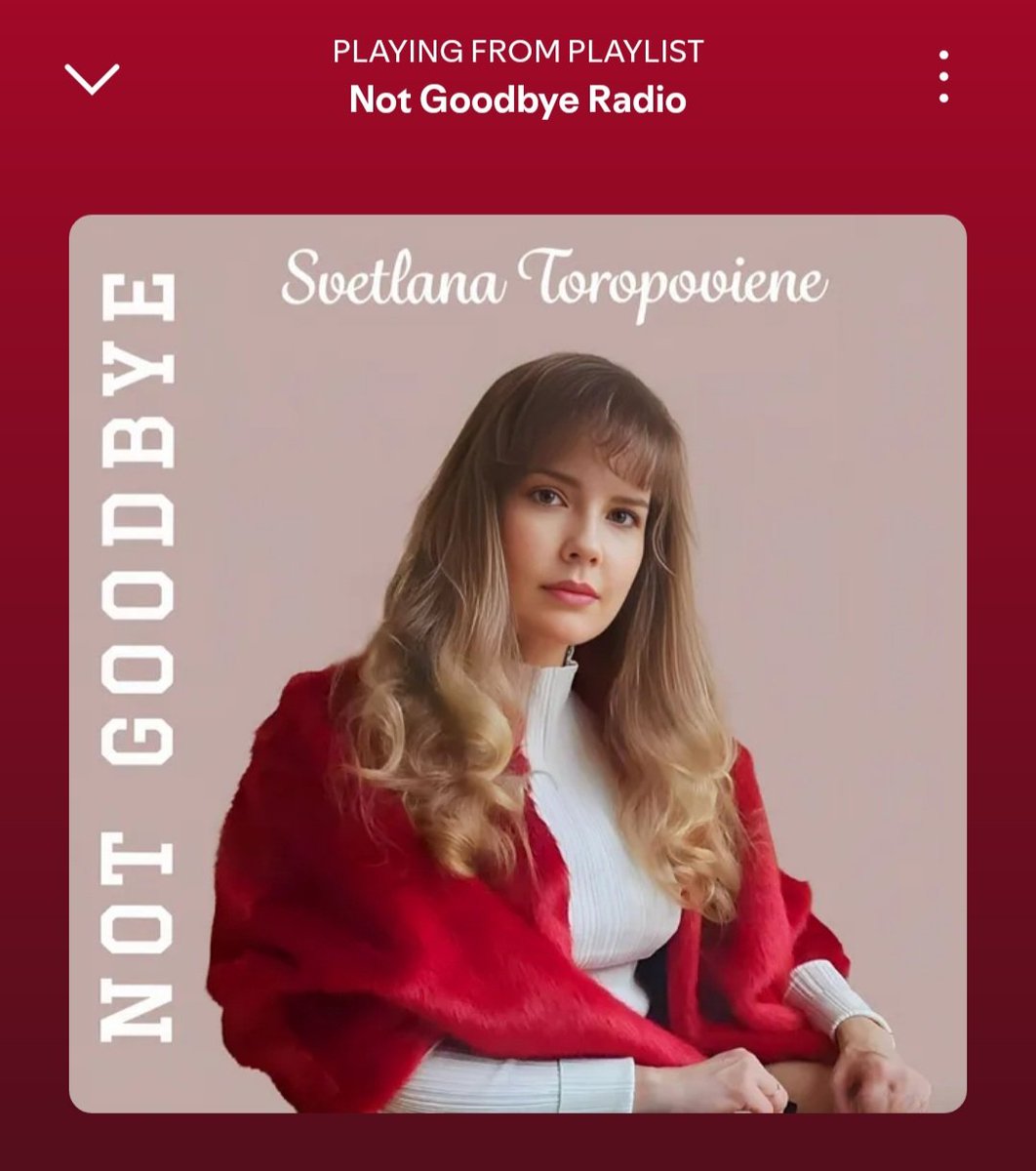 LanaToro21's tweet photo. #Spotify 📢🎶🎧📢🎧🎶📢

Thank You #SpotifyTeam for making NOT GOODBYE RADIO for me with my song "Not Goodbye" &amp; my colleague @tonipetermusic track "Gravity" 🎙🎶🎙🎶🎙

Latest Hot Music Tracks here... Follow the link 👇💯💥💯👇
https://t.co/FfVYn8IWxk https://t.co/RNGs462Of0