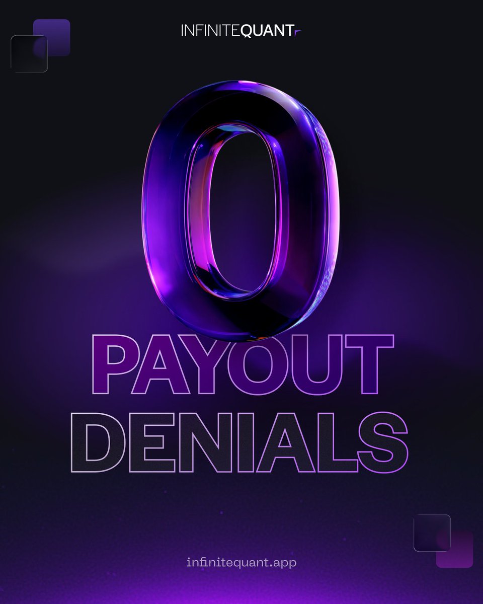 Zero Denials. Payouts Without Surprises.

At InfiniteQuant, every trader receives exactly what they have earned with no cuts and no excuses. Our rules are clear and our rewards are guaranteed.

Be part of the new era of prop trading and come earn your first payout by showcasing