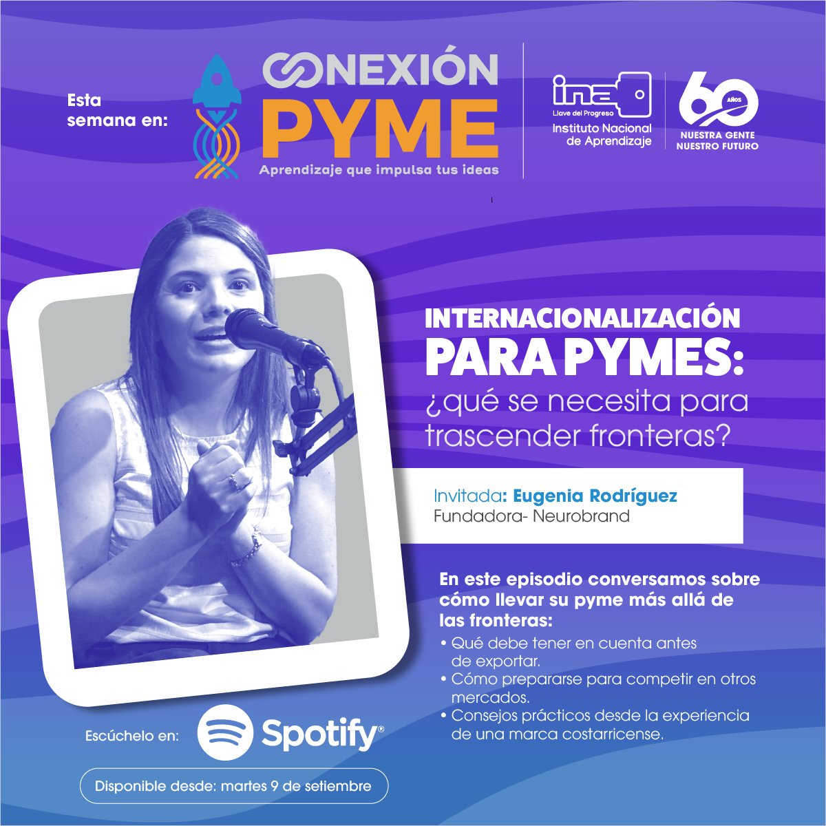 🌍 ¿Cómo llevar su pyme más allá de las fronteras?

En Conexión Pyme, Eugenia Rodríguez de Neurobrand comparte claves para internacionalizarse con éxito. 🚀

🎧 Escúchelo aquí: open.spotify.com/episode/1DoNEp…