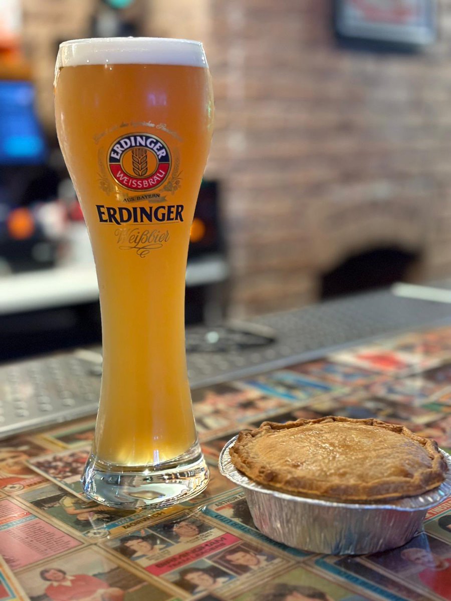 We are now stocking <a href="/HomebakedBakery/">Homebaked Bakery</a> pies. Whether it’s a scouse pie against the backdrop of our scouse display case or a Klopp pie with an <a href="/ErdingerWB/">Erdinger WB</a> we’ve got the pies the beers and the setting.

Available NOW