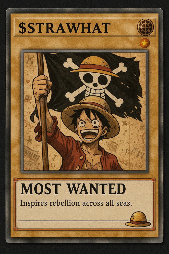 $Strawhat for the world 

BKZ1bkVGAasKZzwcahL5L8t1M7ofmx7VJ5PyPfHtbonk