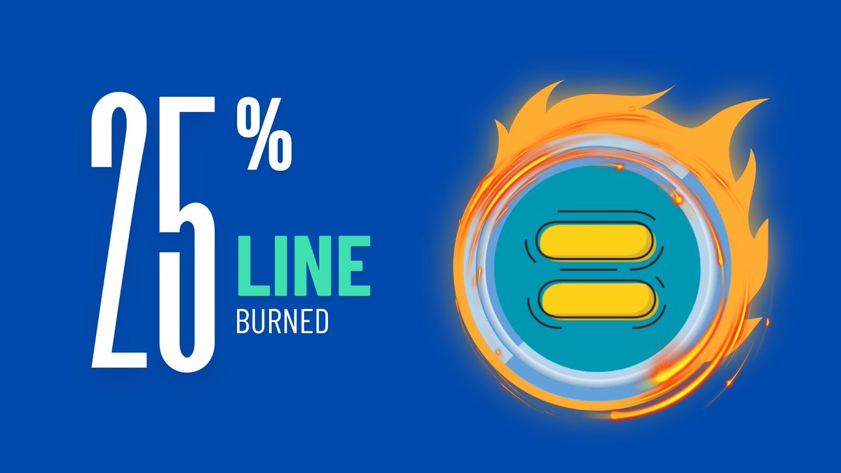 Line_Protocol's tweet image. 🔥 25% of $LINE Tokens Burned 🔥
Here’s what this means for our ecosystem:
Massive Token Burn
– 25% of the total $LINE supply has been permanently removed.
Increased Scarcity
– Fewer tokens in circulation means higher potential value per token