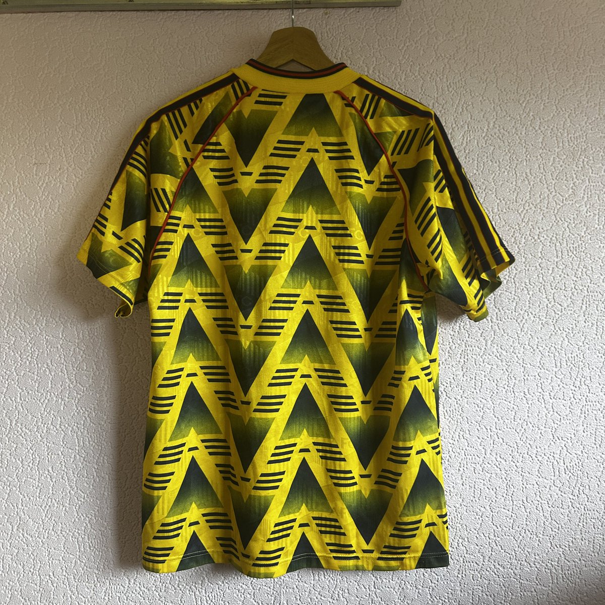 Camiseta Retro Arsenal Wright 1991-1993 Amarillo