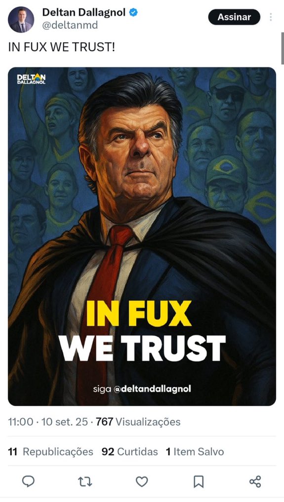 FUX APOIA GOLPISTAS
FUX APOIA GOLPISTAS
FUX APOIA GOLPISTAS