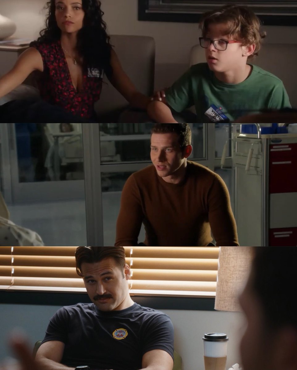 Buck and Eddie never having a visitor tag for each other is the funniest thing bc I’m sure all the hospital workers talk about them and probably think they’re married