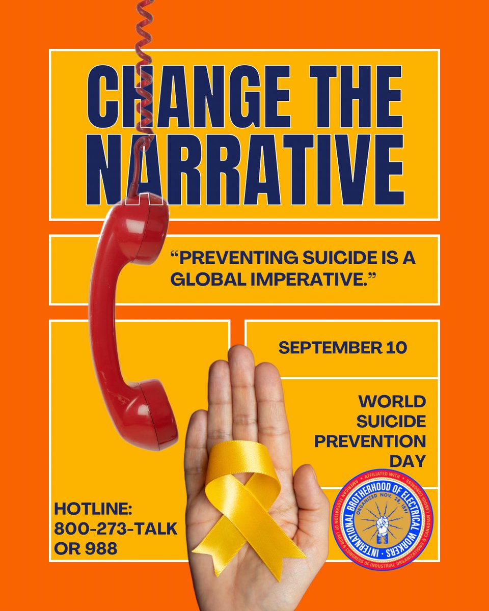 Check in. Reach out. Speak up. Even a small act can save a life. 💛 Let’s show up for each other this World Suicide Prevention Day. #SuicidePrevention #SupportEachOther #MentalHealthAwareness