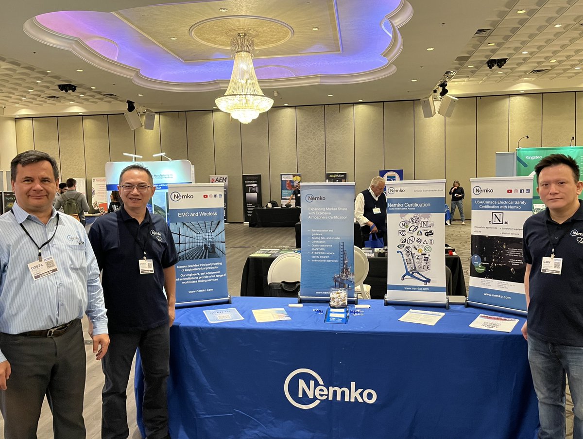 NemkoGroupAS's tweet image. We’re at #EPTECH Mississauga today! 🎉

Stop by our booth to connect with our team and get answers to your international compliance questions.

 Don’t forget to join our seminar at 1:00 PM.

#GlobalMarketAccess #Compliance #Exportation #Mississauga