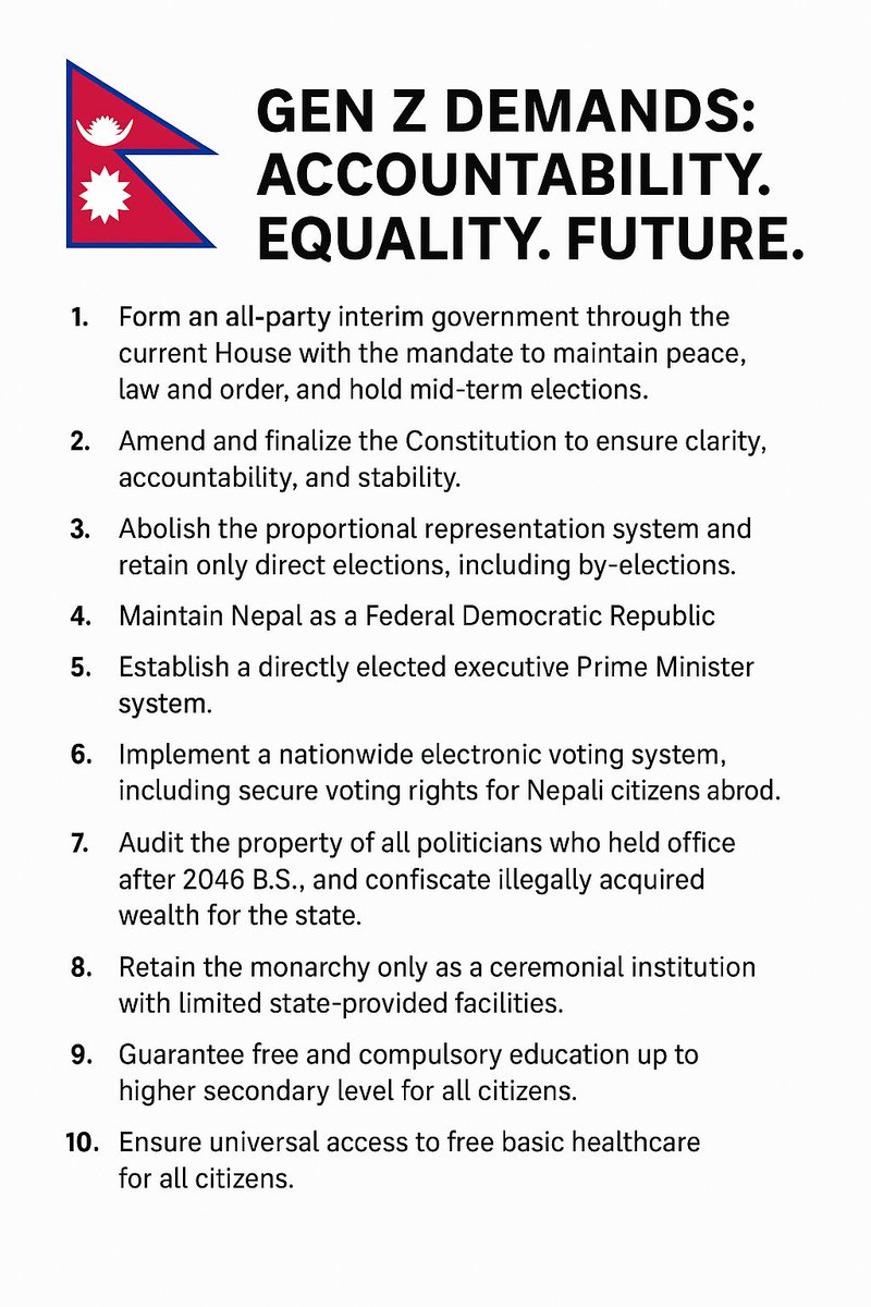 GenZ Protest Nepal tweet media