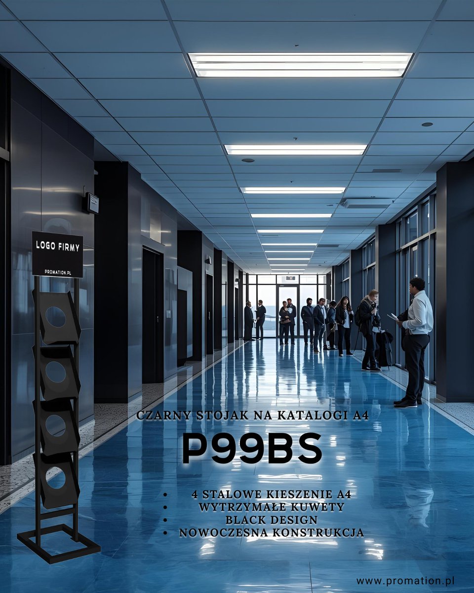 Promation_pl's tweet image. Wyjątkowa trwałość! 🔩
Stojak P99bs z kieszeniami stalowymi A4 – idealny do biur, hoteli i punktów o dużym ruchu.
👉 Szczegóły:
 promation.pl/stojaki-na-fol…