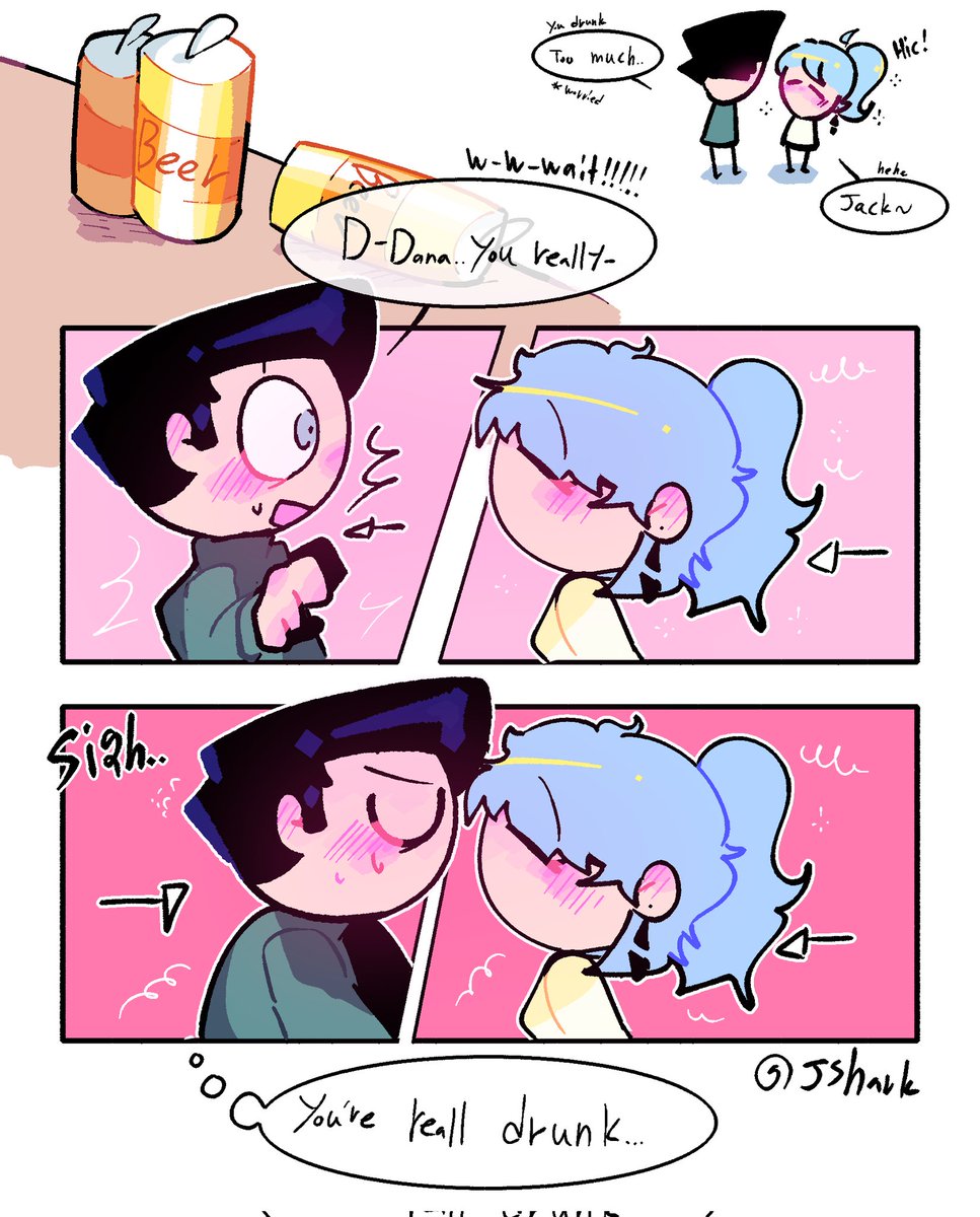 She drank too much beer!
(2/1)
#SpookymonthJack
#SpookymonthOc