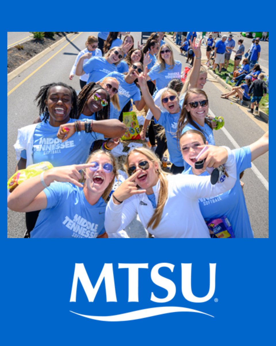 Hey Raiders! Middle Tennessee State University (MTSU) is hosting Free Application Week, September 15th through 21st. Plan to attend there after graduation? Now is the time to apply for FREE! No code needed, apply at the MTSU website. Questions? Contact Admissions@mtsu.edu!