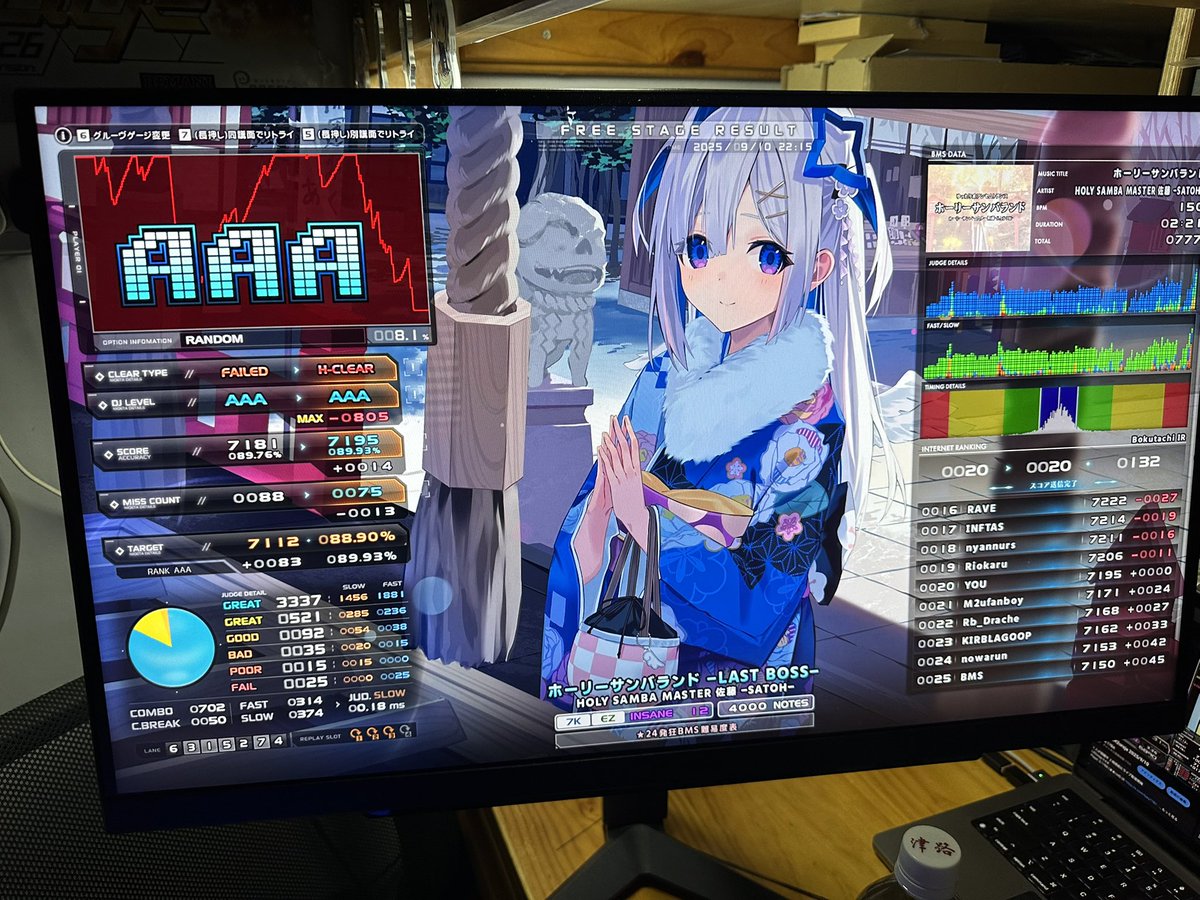 ★23 YATA HC
★24 G.N. HC
★24 ダークサンバランド HC 1256で草
★24 ホーリーサンバランド HC AAA
