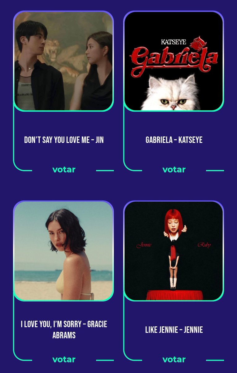 katseyeacerv's tweet photo. 🚨 | ATENÇÃO 

Hoje se deu início a votação para o BreakTudo Awards 2025, com o KATSEYE sendo indicado em duas categorias. 

ARTISTA REVELAÇÃO INTERNACIONAL:
https://t.co/cc45fGkMjz

HIT INTERNACIONAL DO ANO (Gabriela): 
https://t.co/P8qMi20Tan https://t.co/g1EgrMzbrx