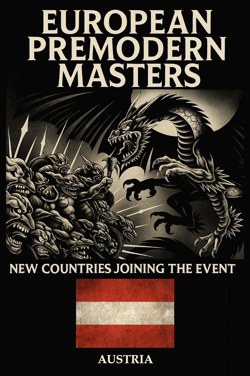 Get ready - Austria is officially part of the European Premodern Masters Championship!🏆
The action kicks off in 2026, and only the best Premodern players in Europe will make it.

Qualifiers start late 2025 - your road to glory begins soon!🧙‍♂️✨

#PremodernMasters #RoadTo2026 #EPM