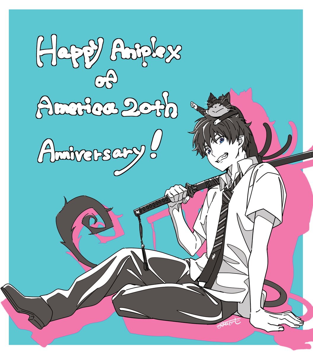 Thank you to Yurie Ohigashi for this super cool Blue Exorcist illustration to celebrate Aniplex of America's 20th anniversary!

#AniplexUSA20th