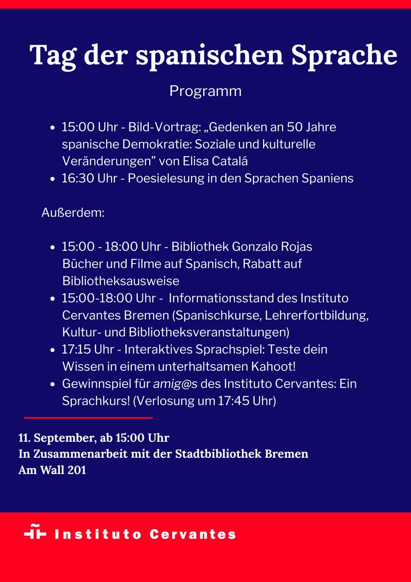 Instituto Cervantes Bremen tweet media