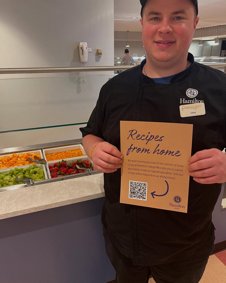 At Parkhurst, we know food is more than a meal – it’s a connection to home.

Many of our higher education sites host Recipes from Home, a program where students share their favorite family dishes and our chefs bring them to life on campus!👨‍🍳