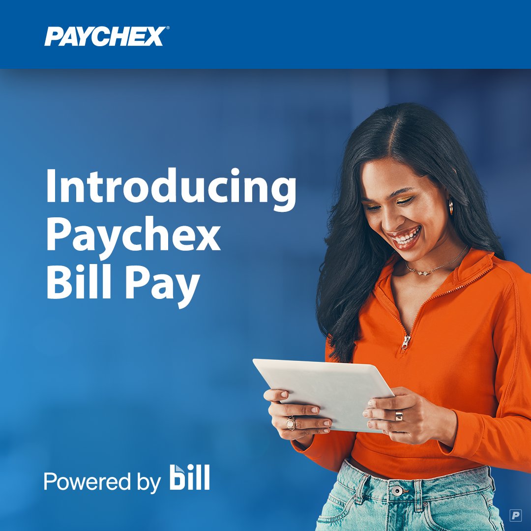 Paychex's tweet image. 📢 This just in! Paychex Bill Pay, Powered by @billcom, is now integrated into Paychex Flex®. Streamline operations, enhance control, and maximize efficiency to improve your bottom line. 
     
Learn more: bit.ly/42gRClD  

#PaychexInnovation #HCMTechnology…