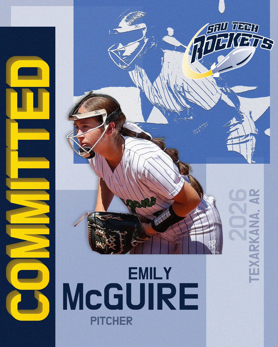 Our newest commit Emily McGuire! Welcome to the Rocket family! 🚀🥎