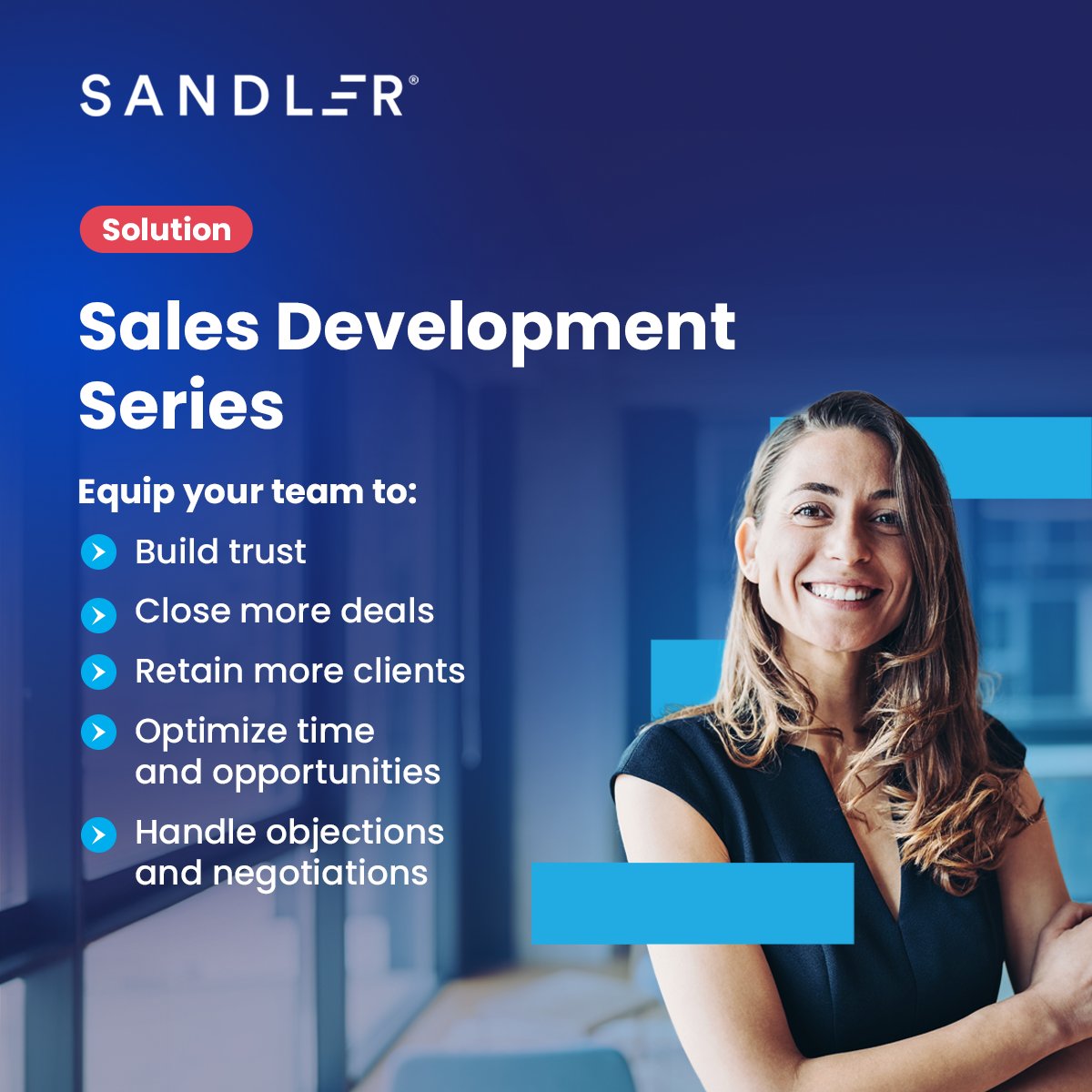 SandlerTraining's tweet image. How to become a better salesperson and take your career to the next level? Explore Sandler’s Sales Development Series today! info.sandler.com/marketing-prod… 🔗

#Sandler #SalesTraining #SalesSuccess